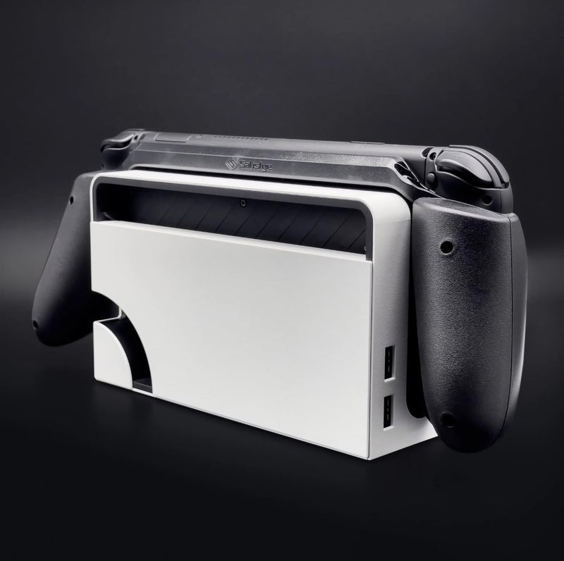 Satisfye - ZenGrip Ronin Grip, a Dockable Switch Grip Compatible with Nintendo Switch & OLED - Comfortable & Ergonomic Grip, Joy Con & Switch Control. #1 Switch Accessories Designed for Gamers (Black) - Image 3